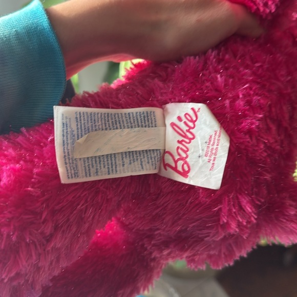 Limited Edition Barbie Build-A-Bear Stuff Animal Pink Sparkle Bear Cute - Picture 6 of 10